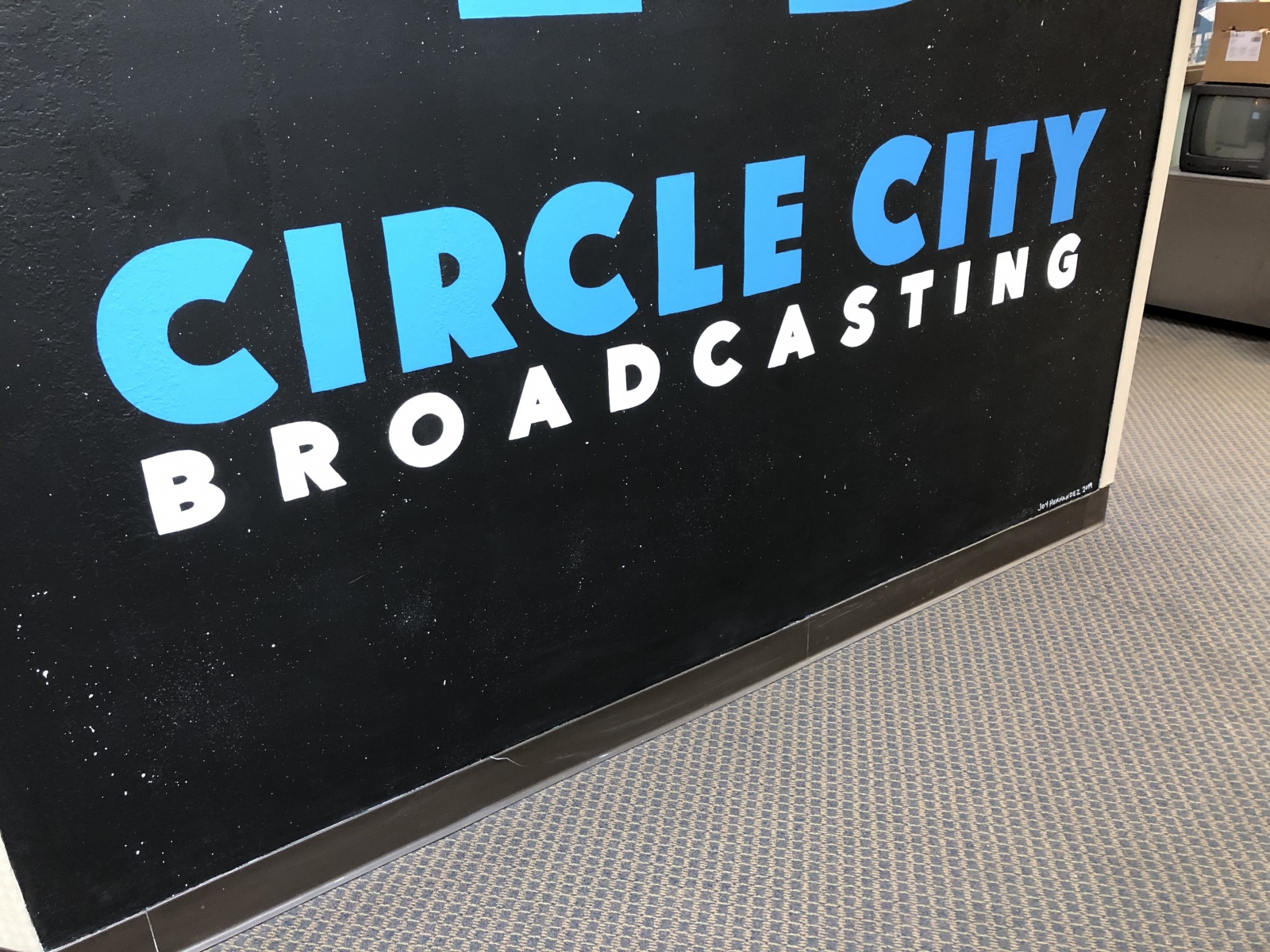 Circle City  Broadcasting Logo Pair